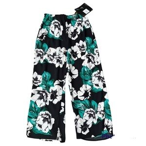 The Fifth Label Dark Jungle Print Floral Flowy Pants NWT Sleepwalker Small